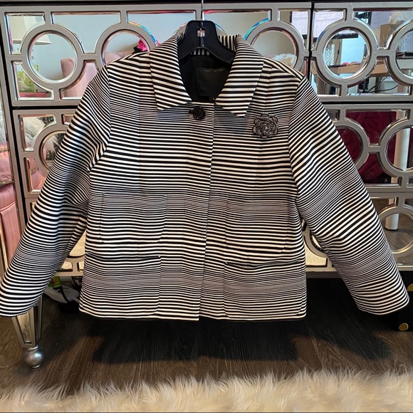 ❗️FINAL❗️Marc Jacobs Runway Striped Spring 2013 Jacket Blazer Size 6 - Picture 3 of 16